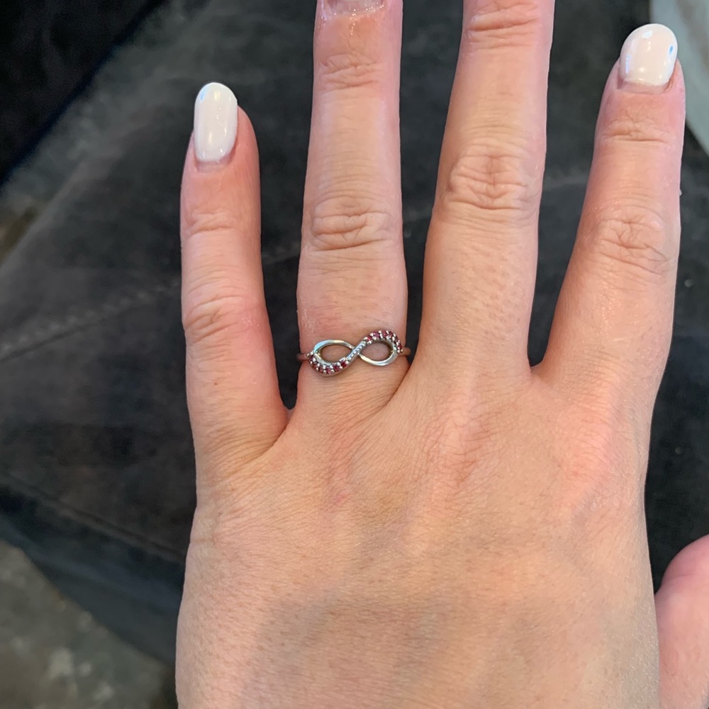 Sapphire Infinity Ring - image 1